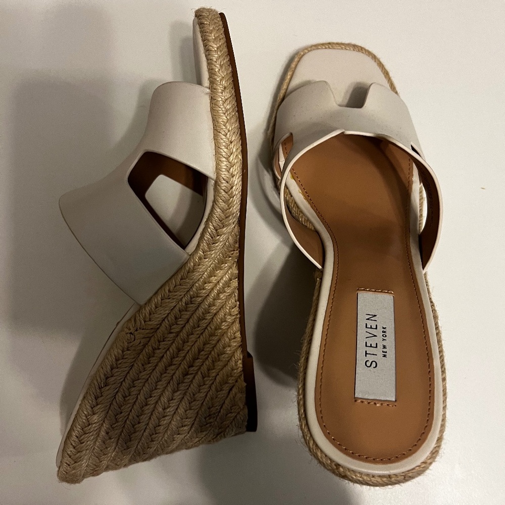 White STEVEN wedges